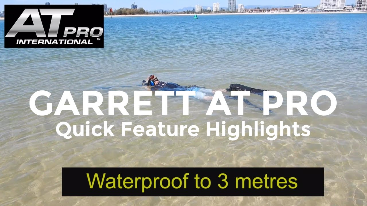Garrett AT Pro International Metal Detector - Quick Feature Highlights