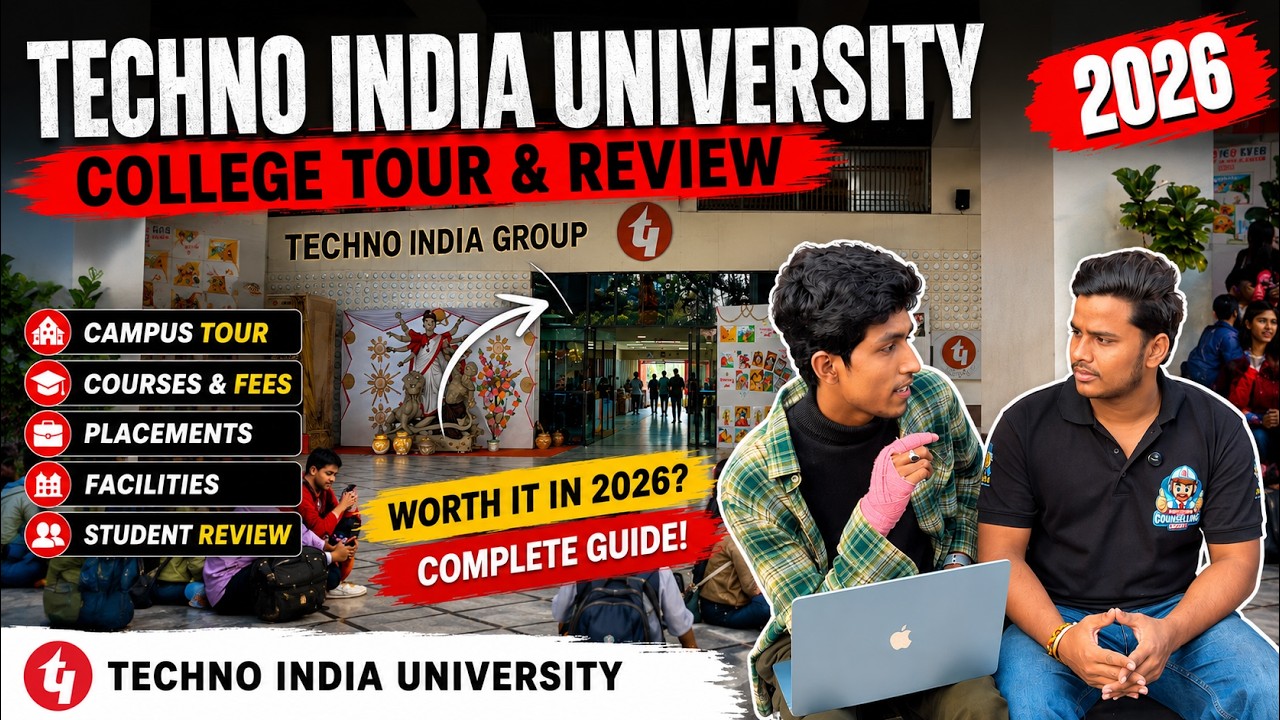 Techno India University Kolkata Review 2026 | Campus Tour, Placements, Fees & Student Life