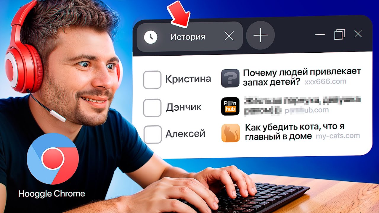 Я создал ФЕЙК БРАУЗЕР и посмотрел чужие Истории Поиска))