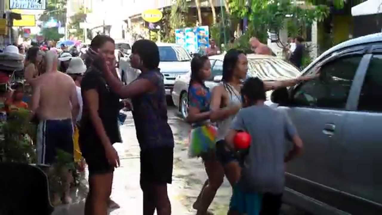 Songkran Wasserfest Jomtien Pattaya - Soi 7