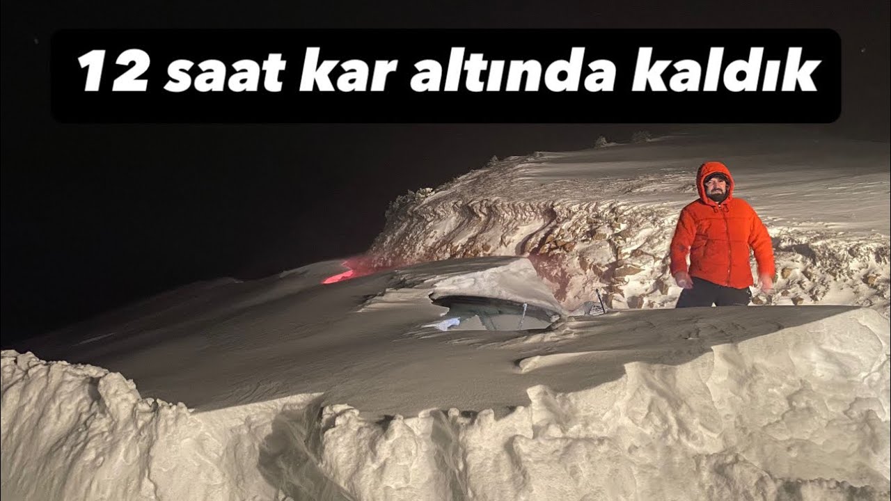 Ani bastıran kar ve tipi nedeni ile 12 saat mahsur kardık . #extreme4x4 #snow #4x4offroadrally