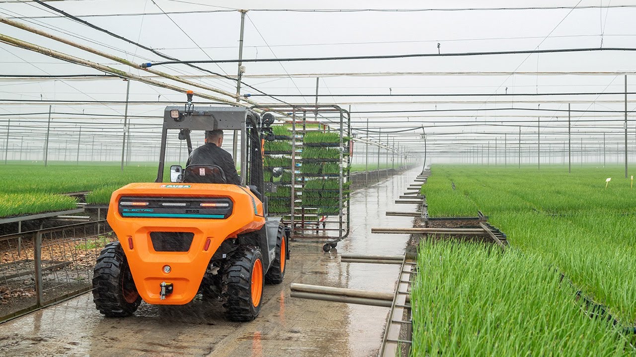 AUSA C151E: the fully electric rough terrain forklift