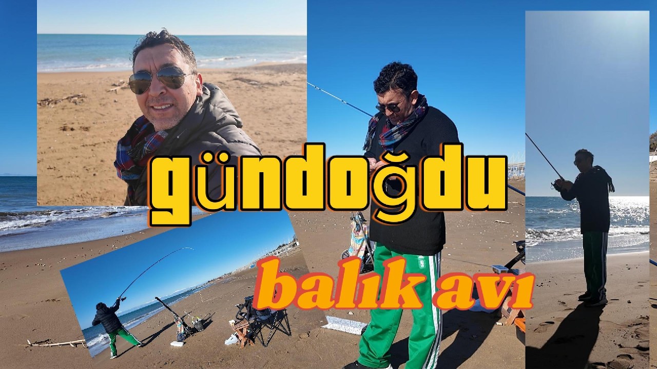 Manavgat Gündoğdu Sahilinde Balık Avı... 