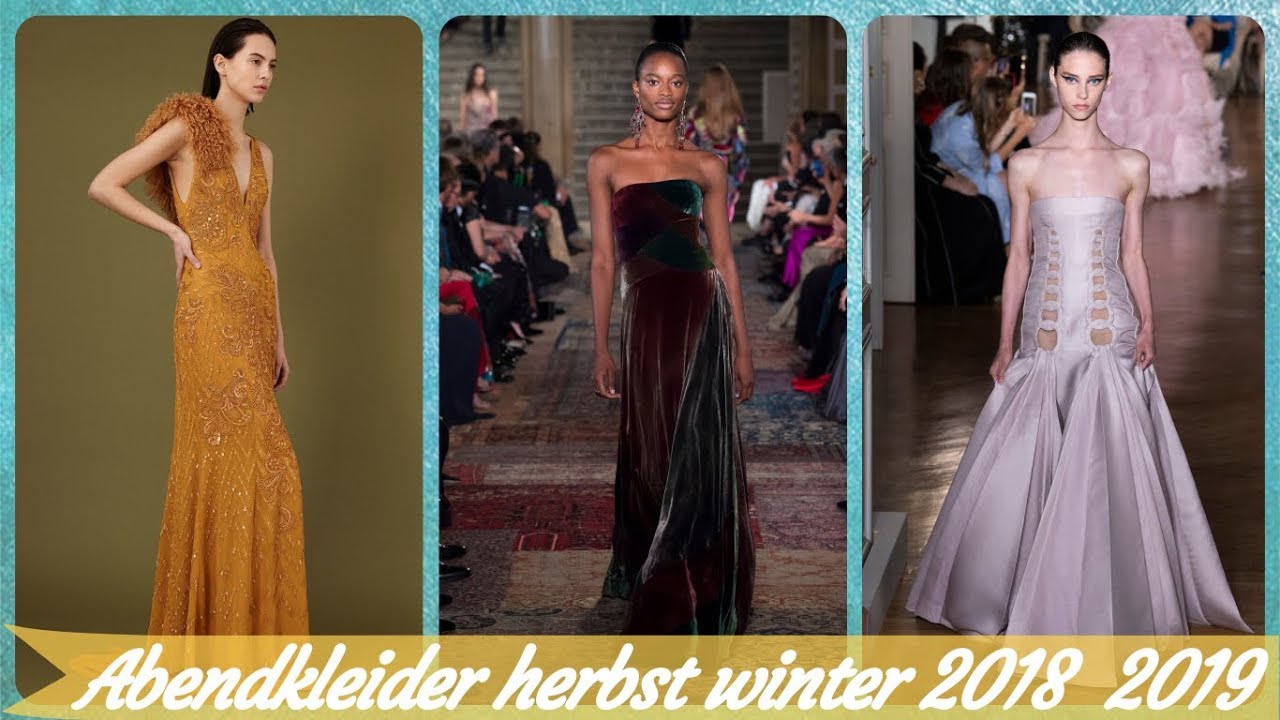 Die 30 sch&ouml;nsten abendkleider herbst winter 2018 👠 2019