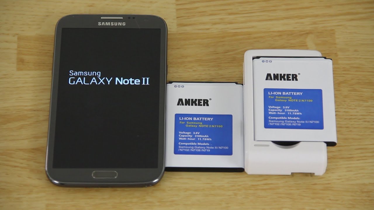 Two Anker Batteries and a Charger for your Galaxy Note 2!