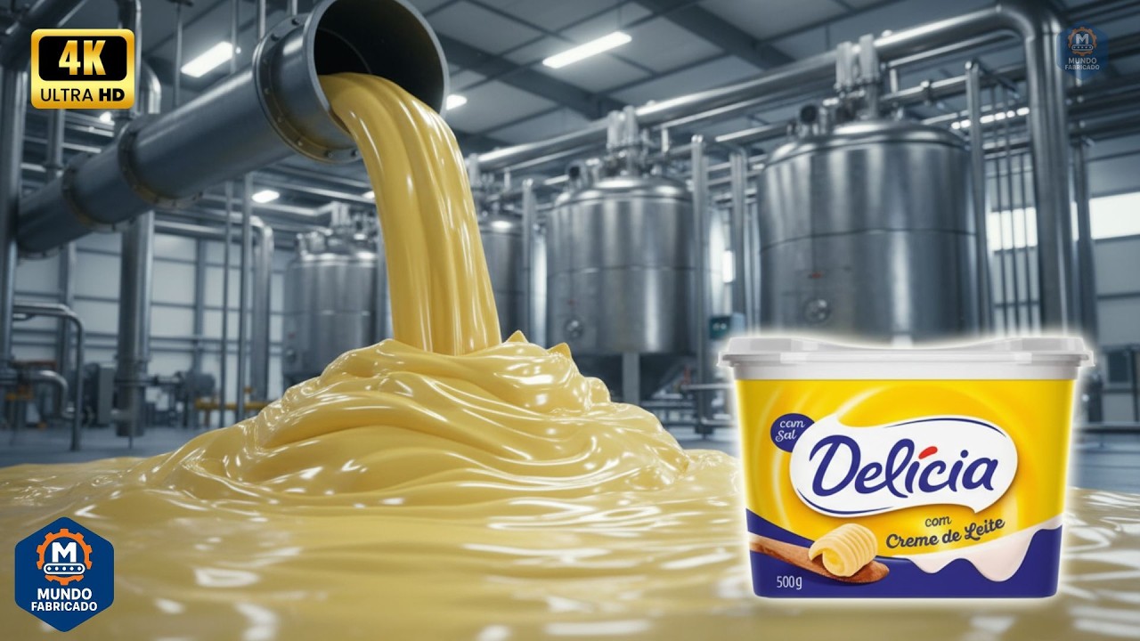 Você não imagina como a MARGARINA é feita na fábrica | Mundo Fabricado
