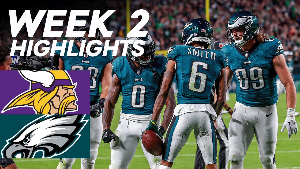 Vikings vs. Eagles | 2023 Week 2 Highlights