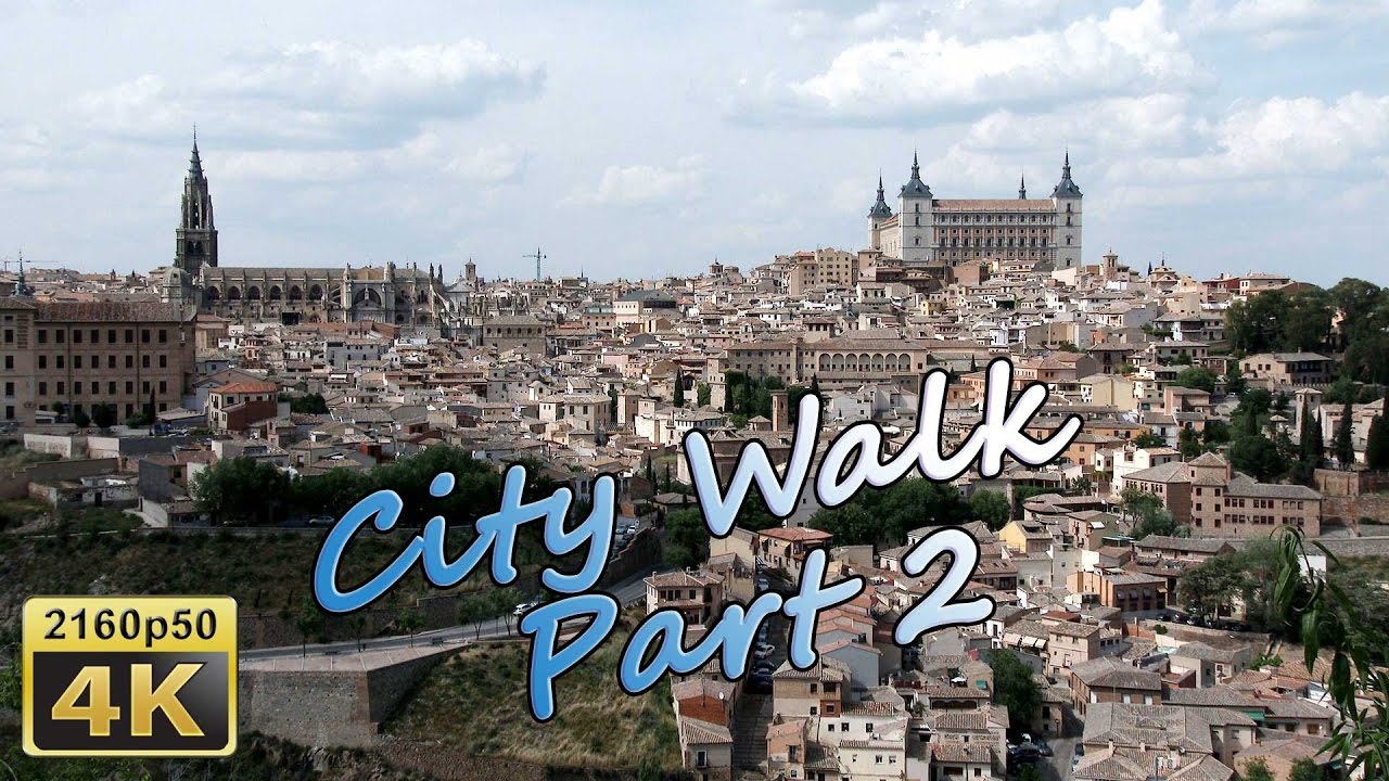 Toledo, City Walk, Part 2 - Spain 4K Travel Channel