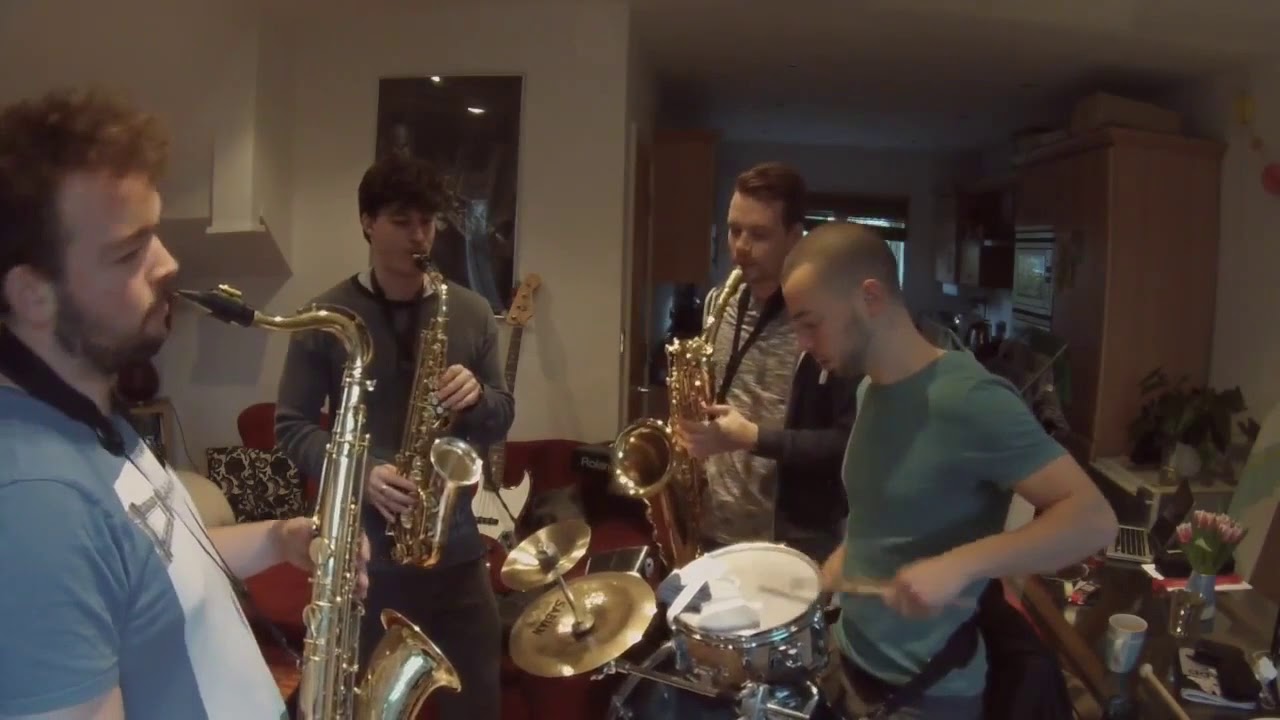 Bangers & Mashups Sax & Drums Band - Gotta Get Thru This