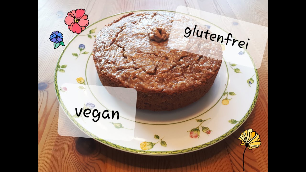 Saftiger Karottenkuchen: vegan & glutenfrei