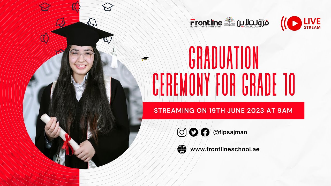 Grade 10 Graduation Ceremony | Frontline International Private School Ajman