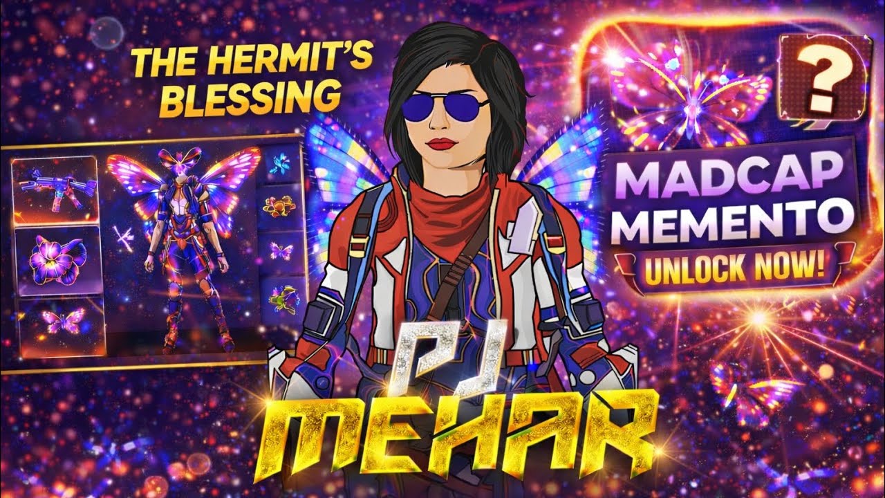 The Hermit’s Blessing 😍 PUBG Lucky Spin | Butterfly Outfit | PJ Mehar