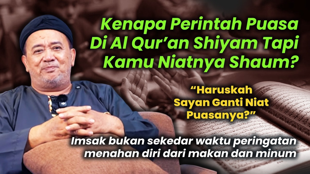 Maksud Shaum Dalam Niat Ibadah Puasa Ramadhan Itu Apa? 