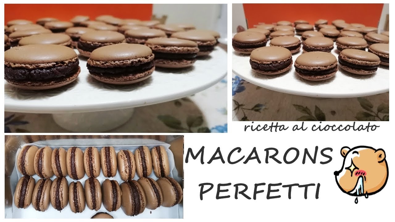 FACCIAMO INSIEME I MACARONS AL CIOCCOLATO! ricetta facile