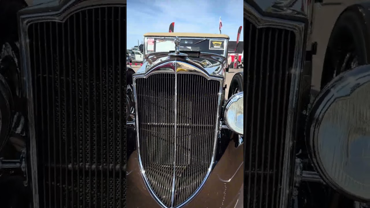 Pre-War Car Spotting - Packard Edition - 1932 Packard Light 8 Roadster Coupe Grill #BarryT #Goodguys