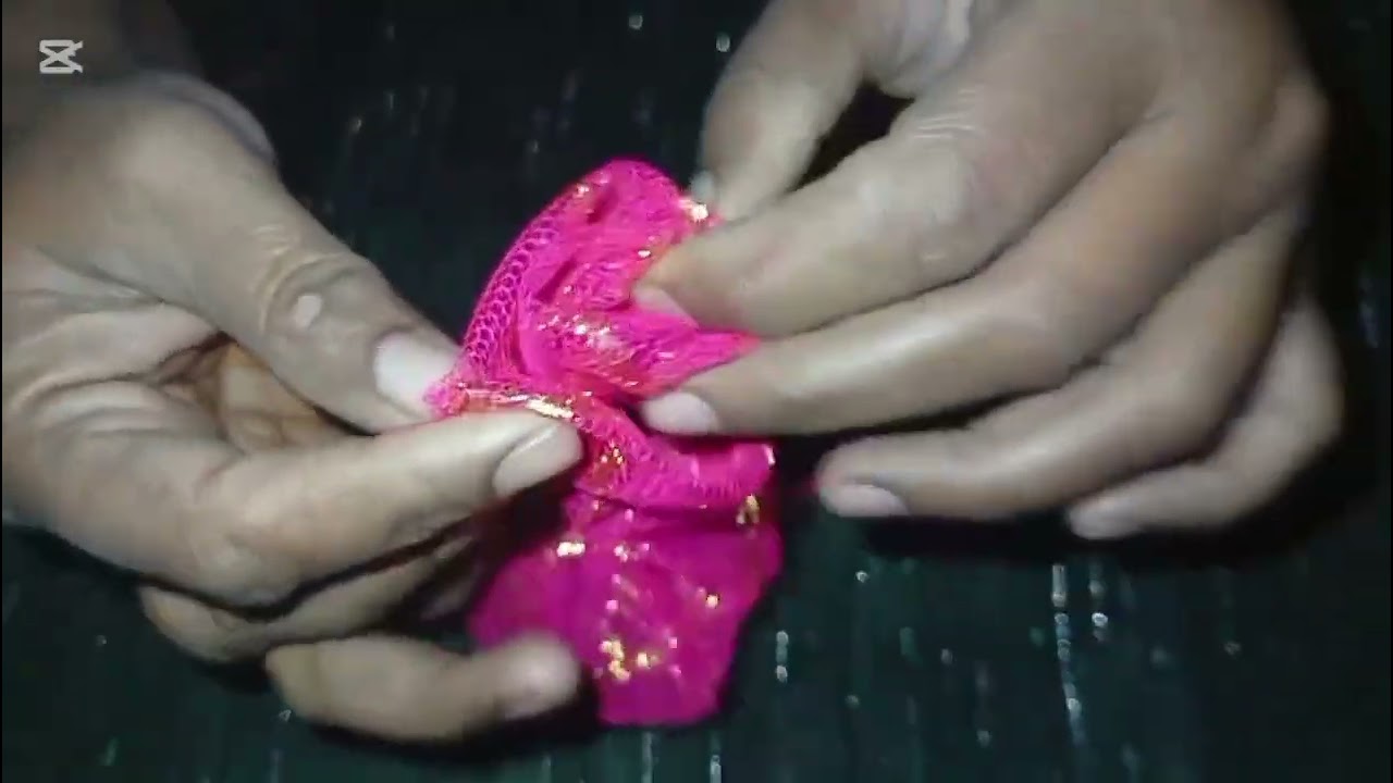 Diy sparkly Pink bow hair clip tutorial 💝🎀