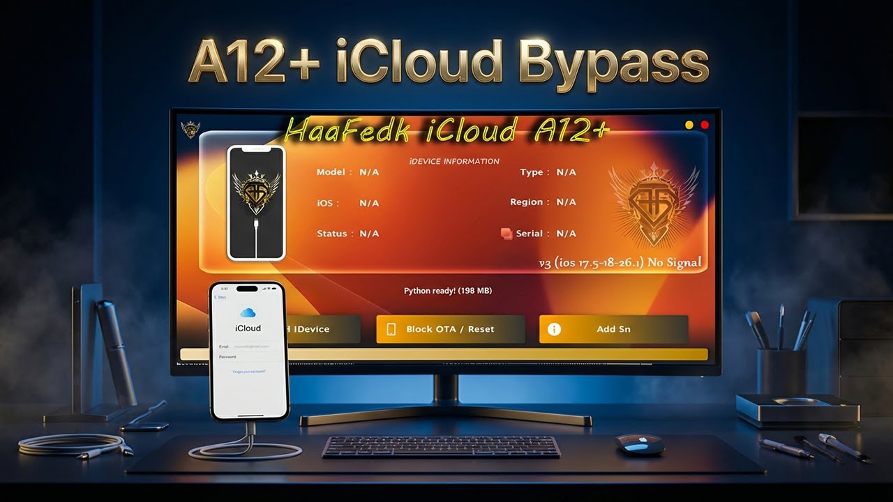 تجربة أداة Haafedk-A12 لتخطي iCloud لأجهزة A12+ | المميزات والملاحظات المهمة