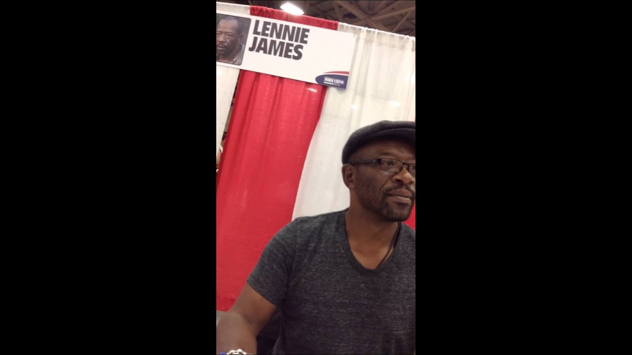 MEETING LENNIE JAMES ( AUTOGRAPH TOO )