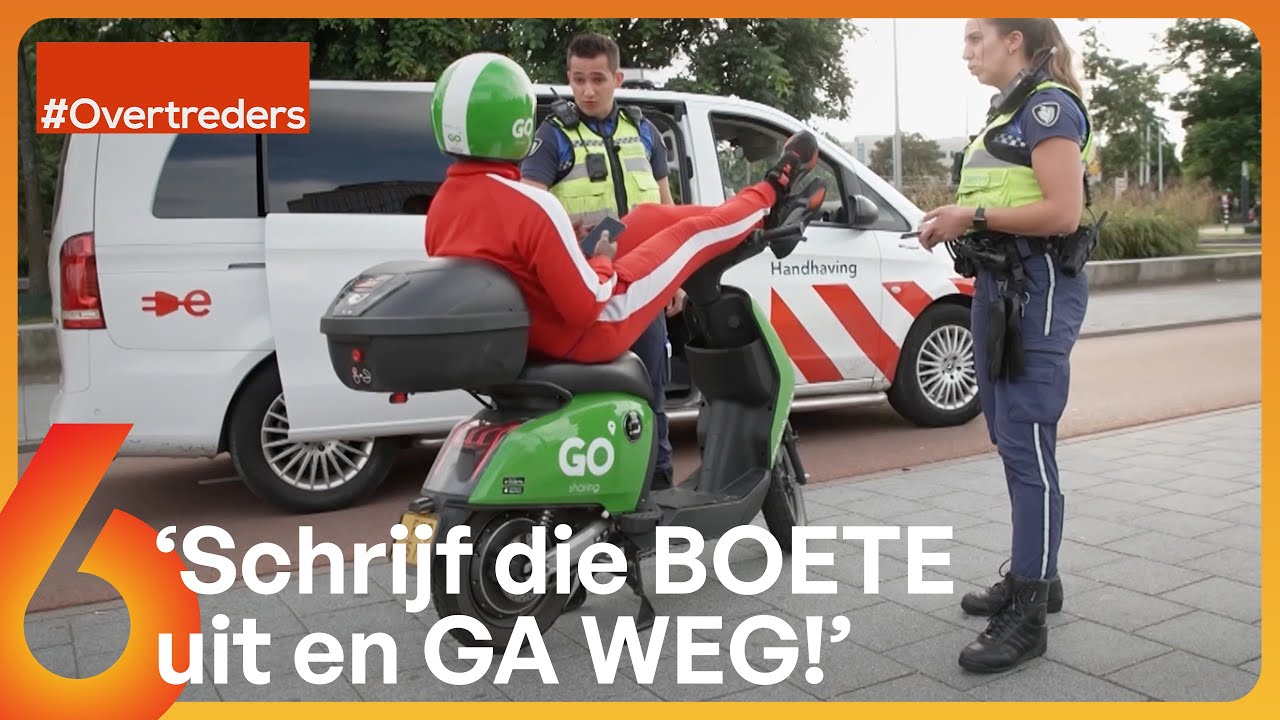 Deze meneer MAAKT het zichzelf wel ERG LASTIG! | Overtreders
