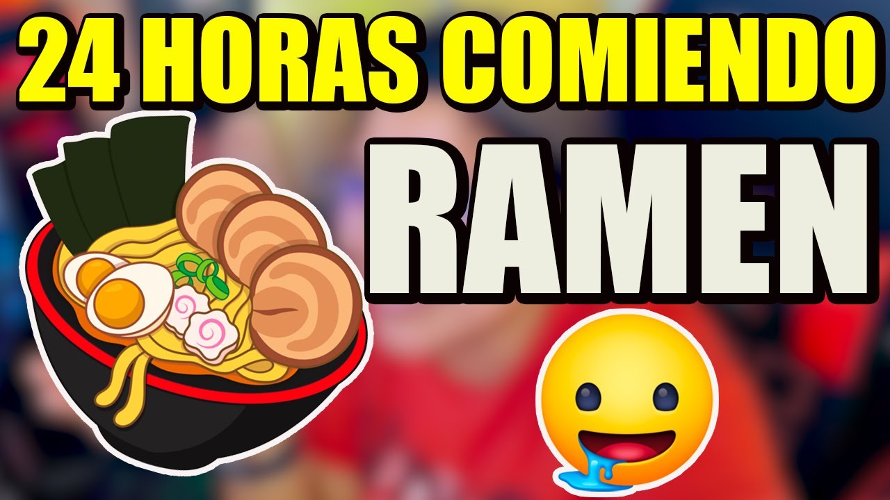 24 HORAS COMIENDO RAMEN A DOMICILIO 🍜  | Elcanaldelpatho
