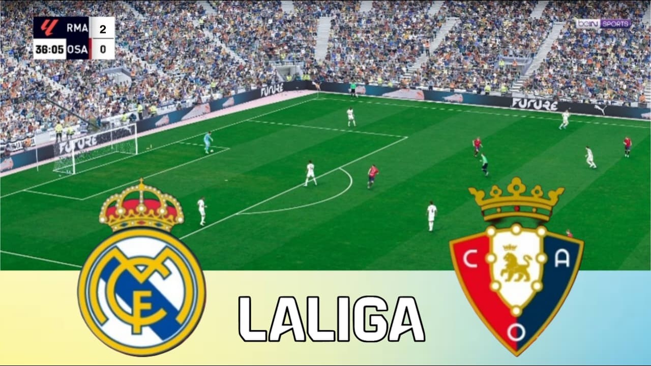 Real Madrid vs Osasuna | LaLiga Spanish League 2026 | Pes 21 Gameplay Simulation