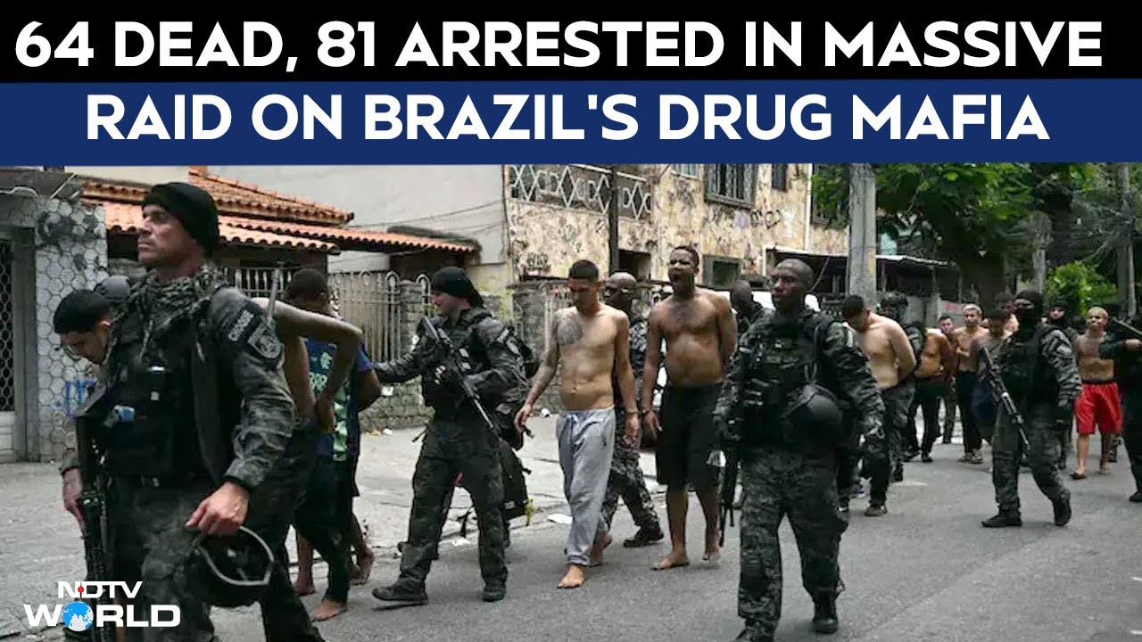 Brazil Drug War | 64 Dead, 81 Arrested In Massive Raid On Brazil's Drug Mafia