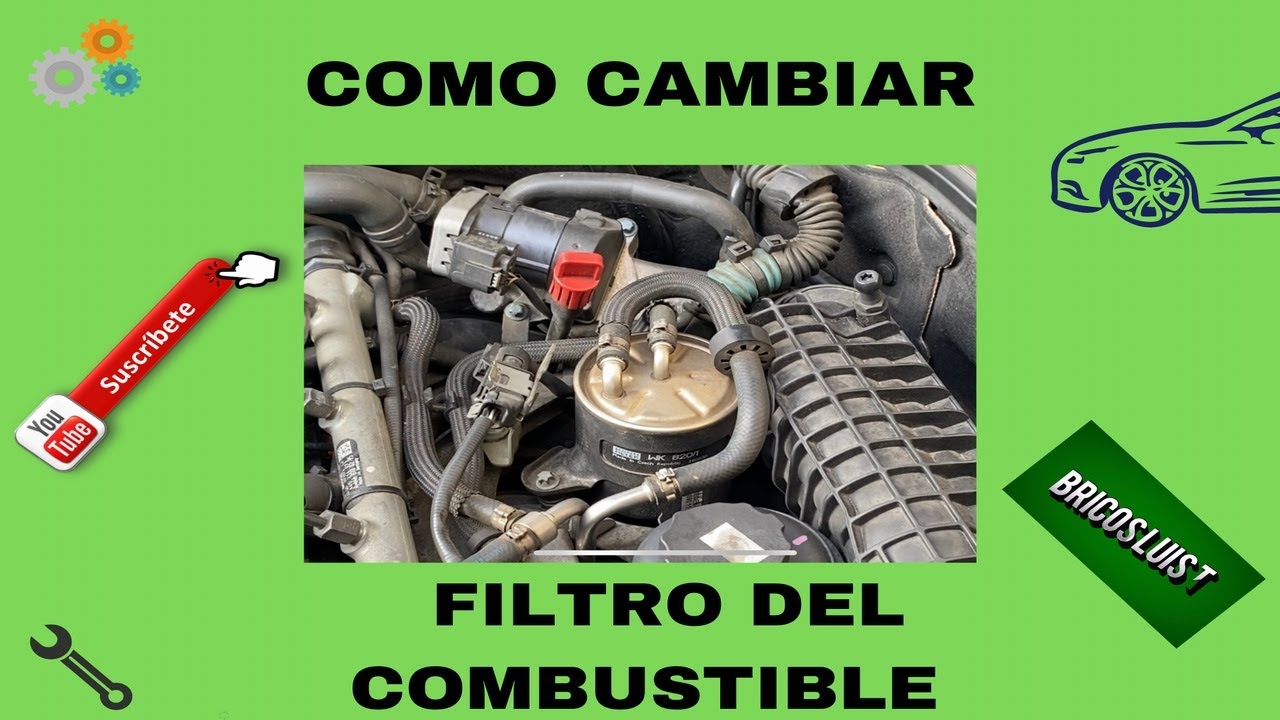 COMO CAMBIAR FILTRO DE COMBUSTIBLE O  GASOIL Mercedes W203