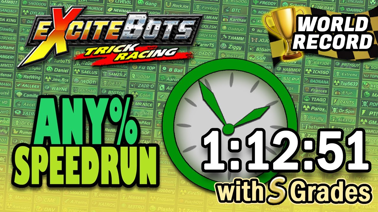 ExciteBots Speedrun - Any% Excite (S) - 1:12:51 Time