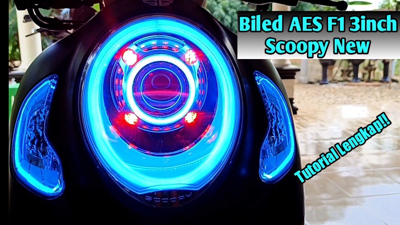 Pasang Biled AES F1 3inch Scoopy New