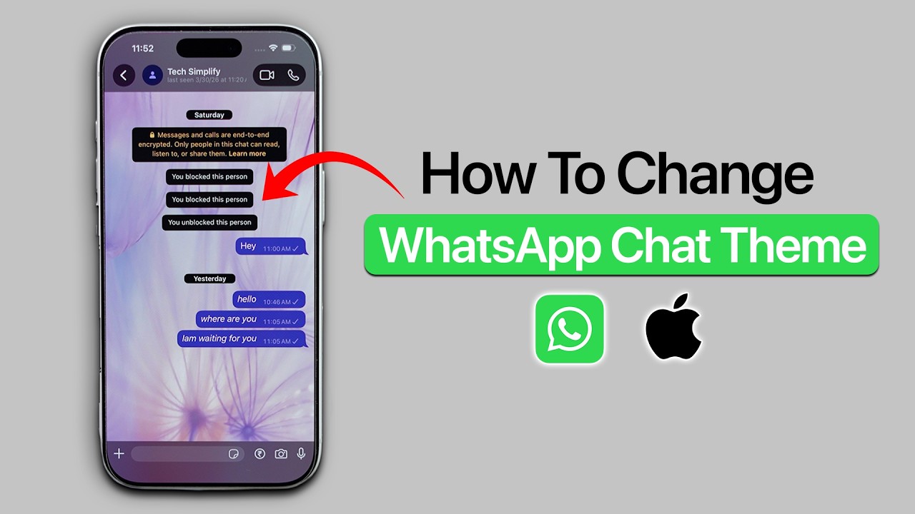 Как изменить тему WhatsApp на iPhone?