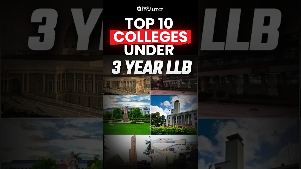 Top 10 Colleges for 3-Year LLB #3YearLLB