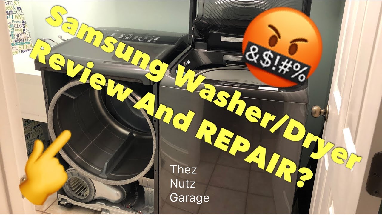 Samsung Dryer Repair And Review? -  Thez Nutz Garage Episode #27