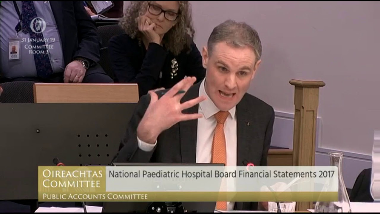 Shane Cassells PAC 31.01.2019 New Children's Hospital overrun full clip
