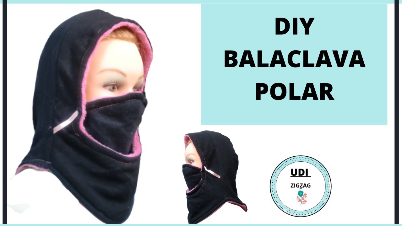 COMO HACER BALACLAVA POLAR DIY🌻