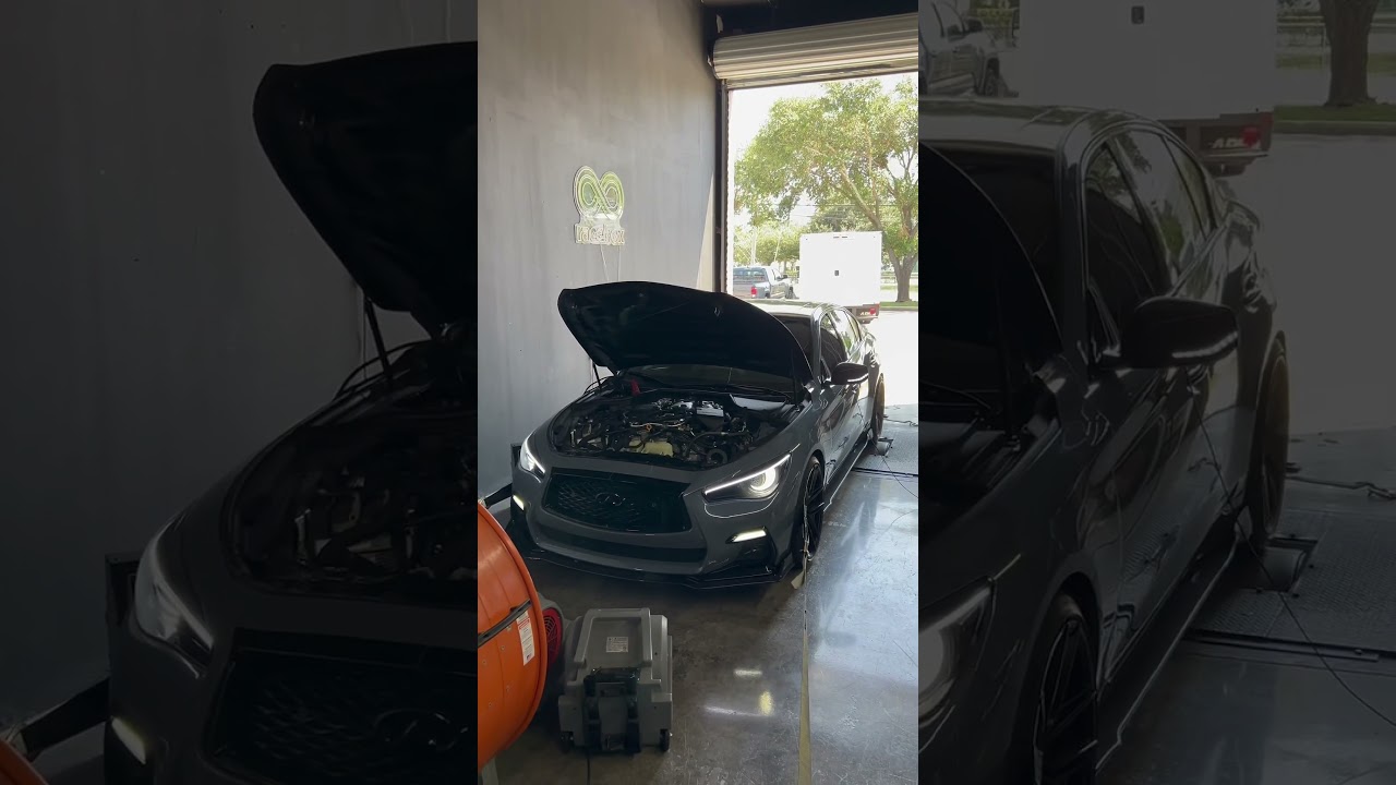 737whp Q50! Stock engine/trans #racebox #vr30 #infiniti #q50 #q60 #cars