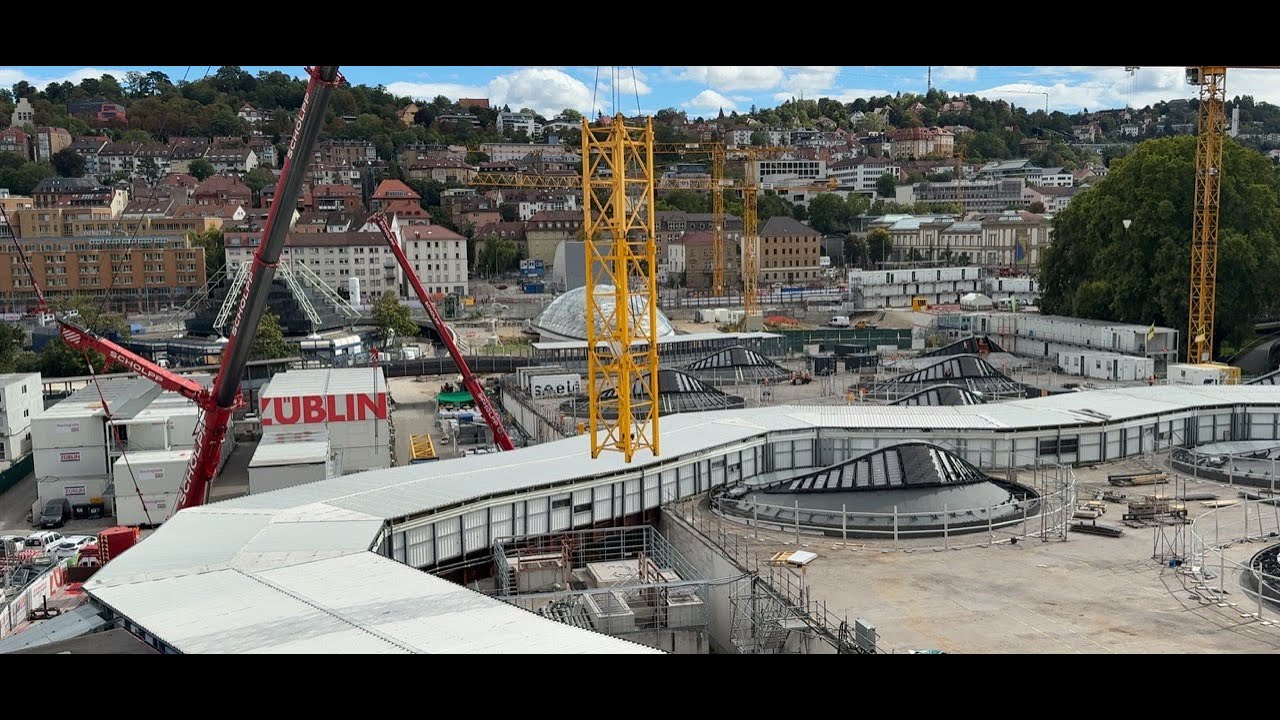 Blick vom ITS mit Kranabbau bei R10 | 15.9.2025 | #s21