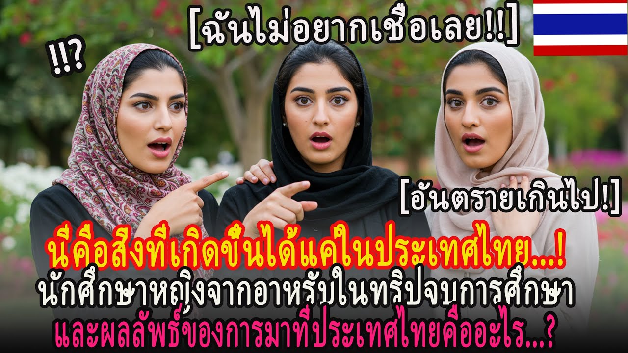 ต่างจากที่ฉันเคยได้ยินเลย!! ผู้หญิงอาหรับคนหนึ่งไปเที่ยวจบการศึกษาที่ญี่ปุ่นและตกตะลึงกับชีวิตที่นี่