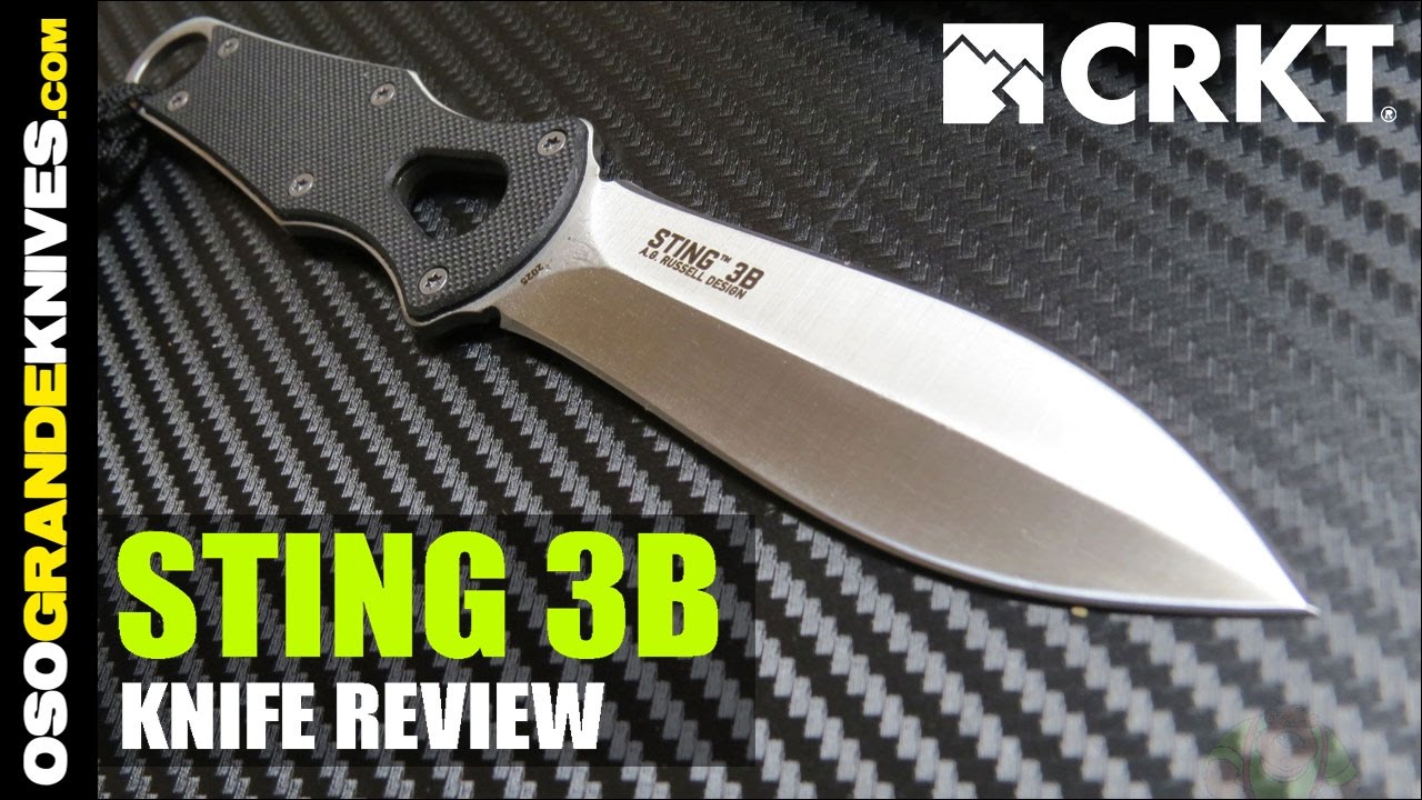 Columbia River CRKT Sting 3B Fixed Blade Dagger Boot Knife Review | OsoGrandeKnives