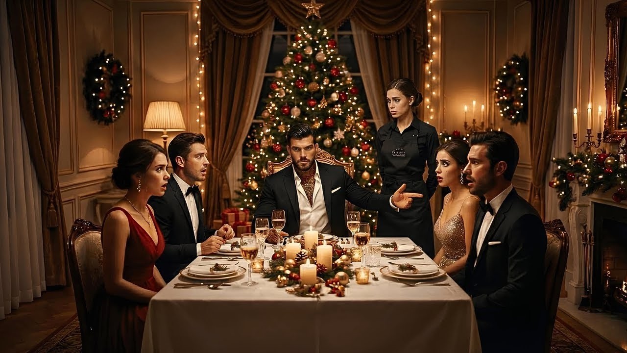 Beim Weihnachtsessen befahl der Mafiaboss: „Setz dich zu mir“ — und alle anderen verstummten
