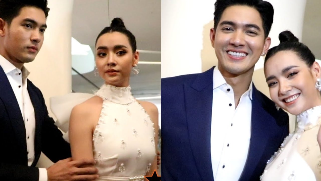 ดูแลกันและกันตลอดงาน! เข้ม จูงมือ มุกดา เฉิดฉายพรมแดง งานมายาอวอร์ดฯ | ติ่งบันเทิง