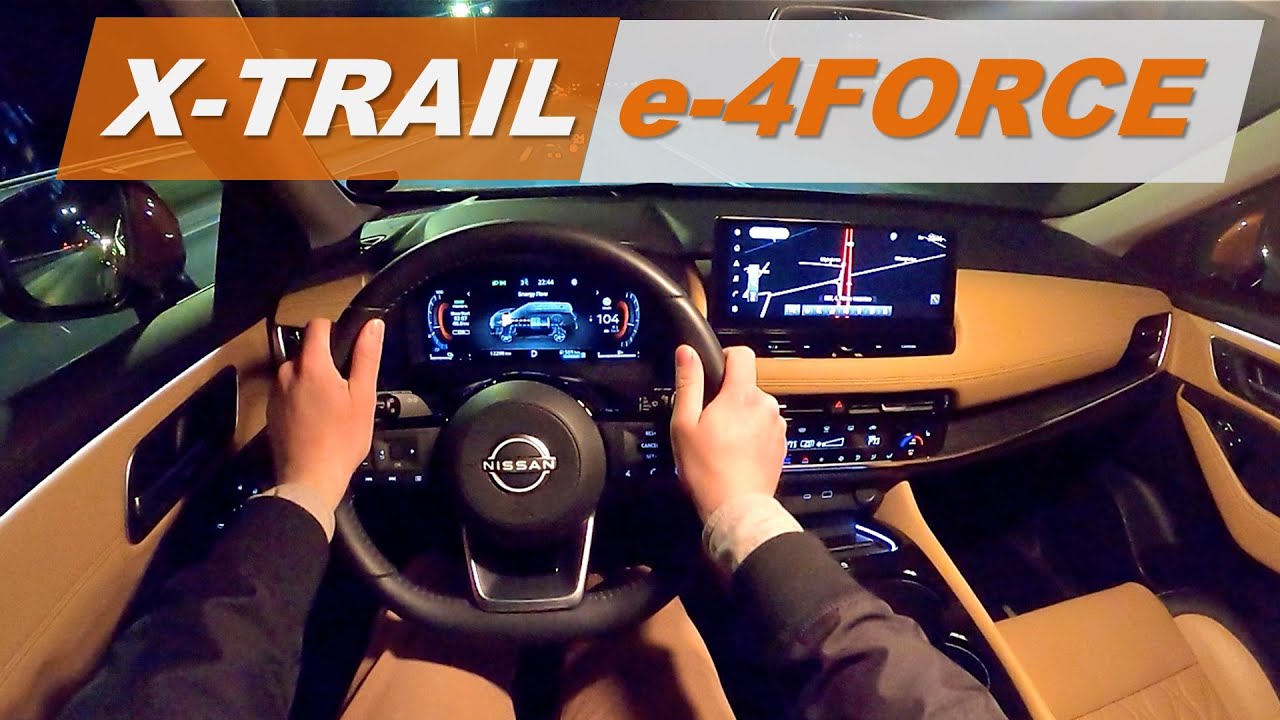 Nissan X-Trail ePower 4WD POV Night Drive