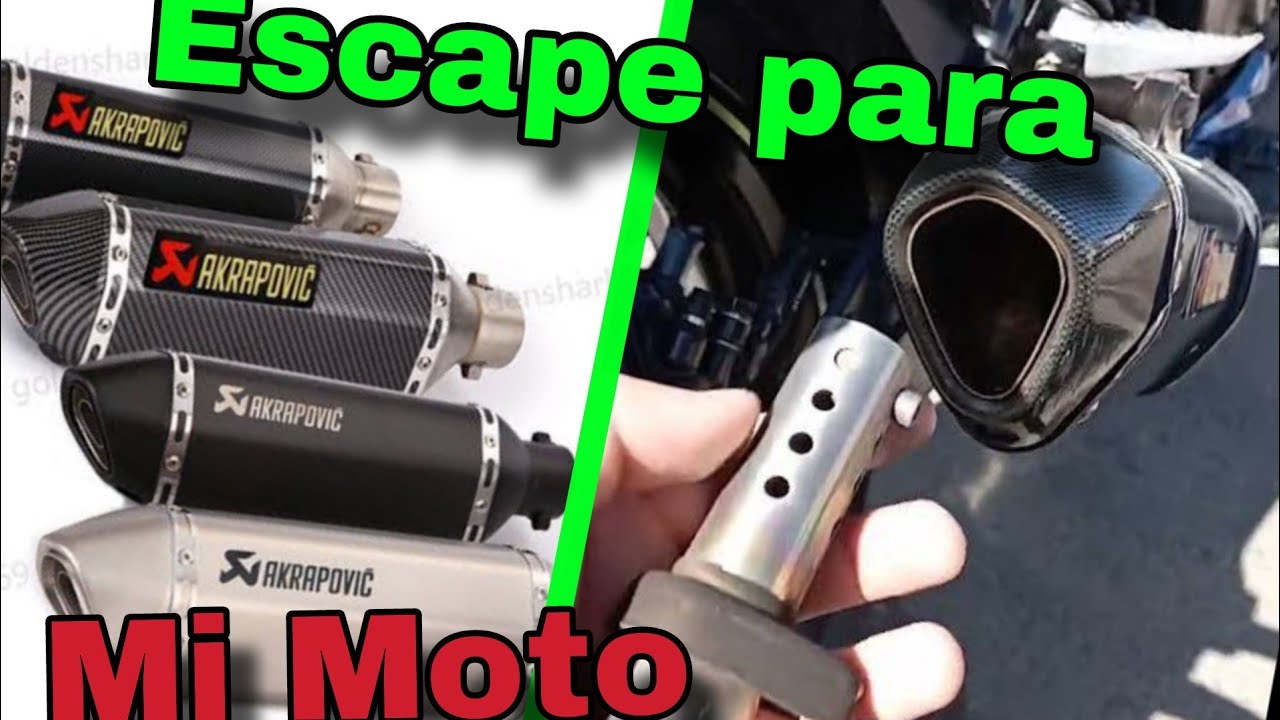 como instalar ESCAPE a mi MOTO, como SOLDAR