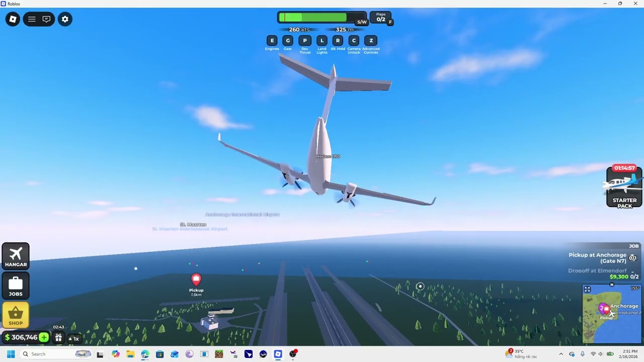 Flight World on roblox(yeah baby, i love this game)