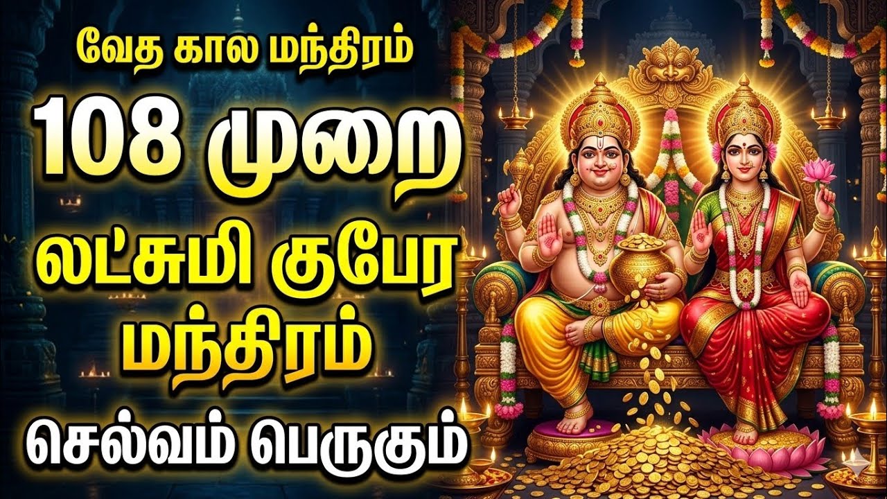 லட்சுமி குபேர அருள் பெற சக்திவாய்ந்த மந்திரம் | 108 முறை  #lakshmiKuberaMantra#KuberaMantra#bhakthi