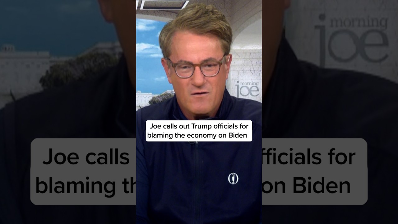 Joe calls out Trump officials for blaming the economy on Biden