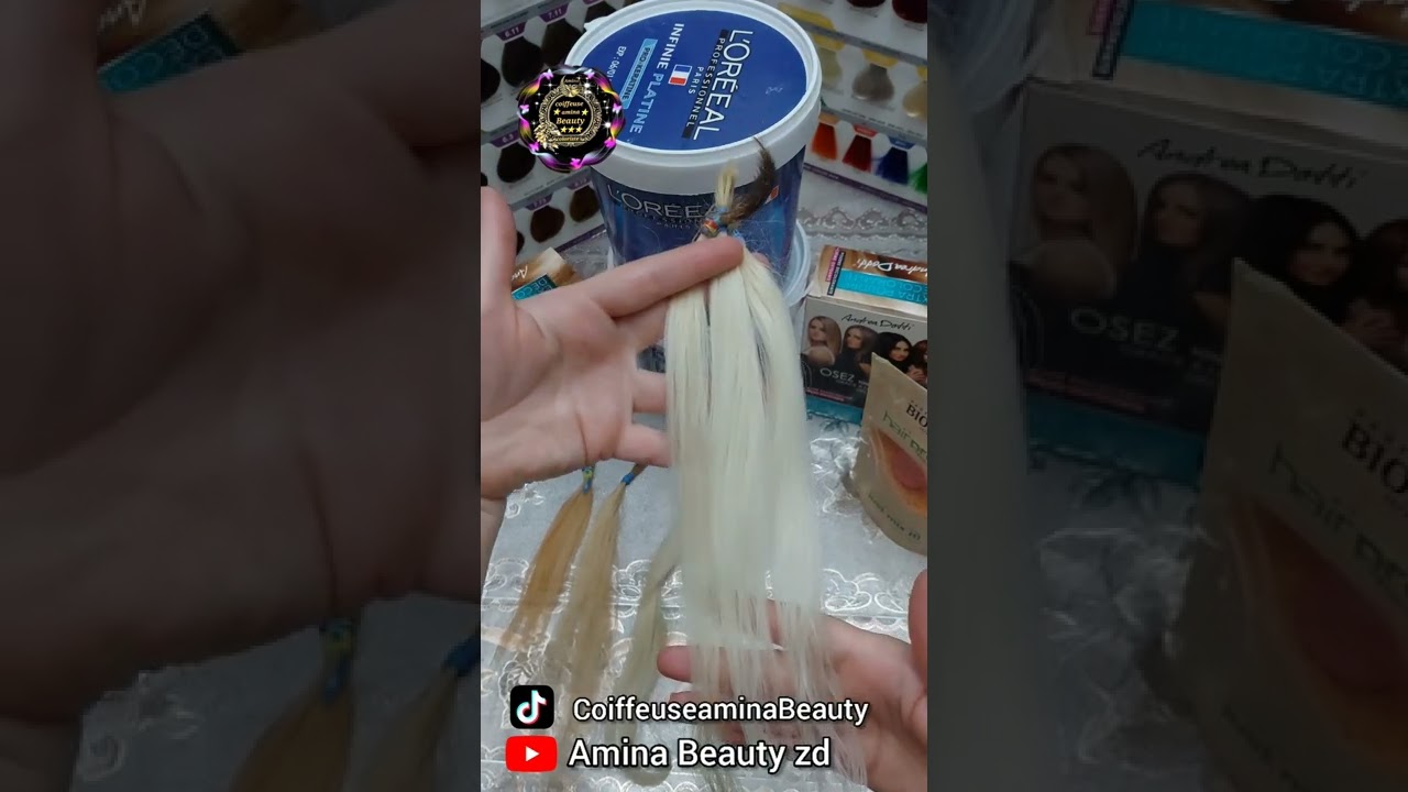 تحبي تصبغي لبلاتين وتخافي من ديكاباج 🤔اليك الحل سيدتي 💃من اليوم تصبغي ألوان الفاتحة وعينيك مغمضين 📢