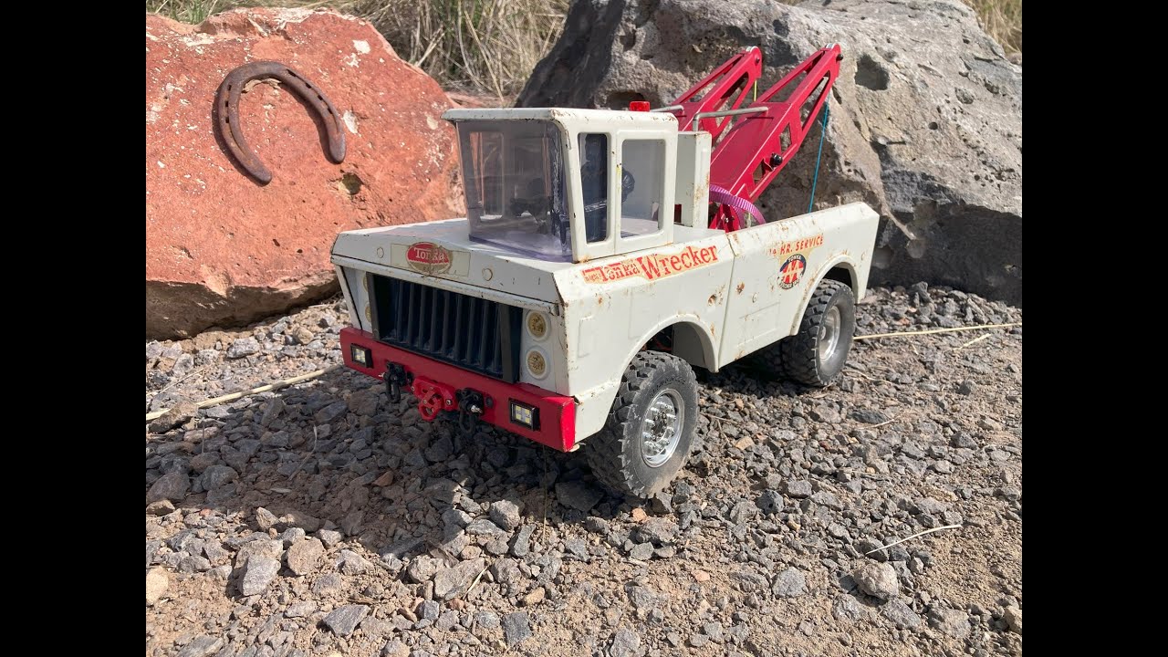 Tonka Wrecker RC conversion complete