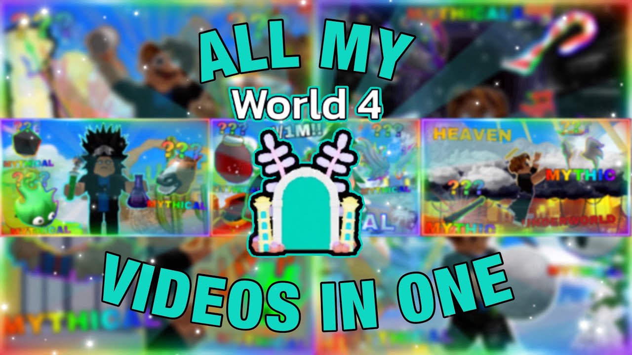 All My World Four Videos in ONE! | Unboxing Simulator | 100% Index Challenge
