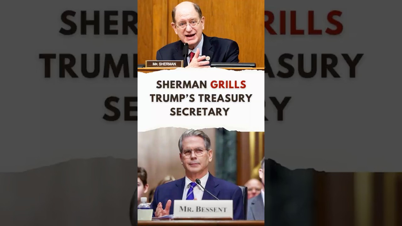 'To Say It's Not Inflation Is Sophistry': Sherman Grills Bessent On Trump's Tariffs