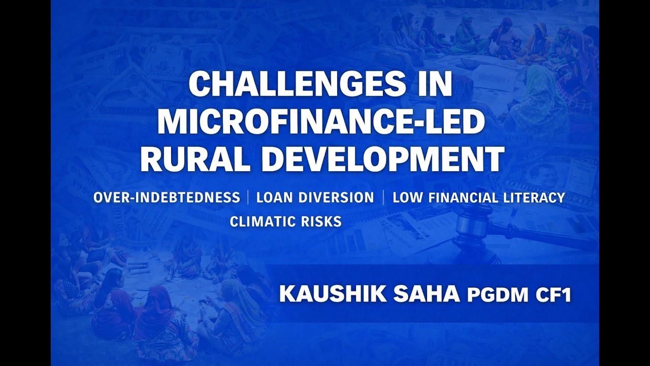 Challenges in Microfinance Led Rural Development